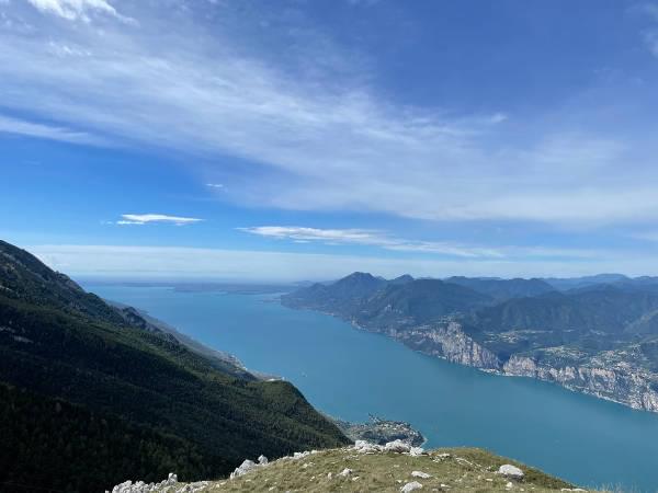 Monte Baldo - Blick auf den Gardase