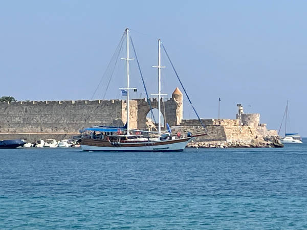 Rhodos - Am Hafen