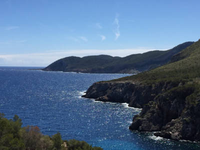 Blick auf die Cala d'en Serra