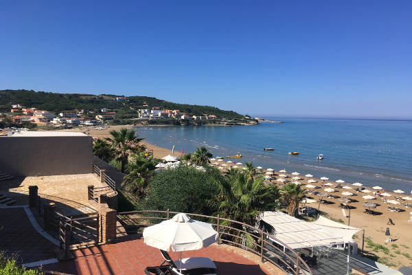 Blick auf den Agios Stefanos